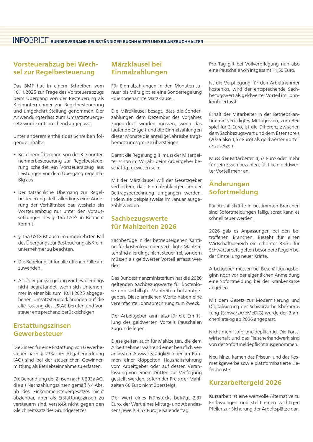 Logo Kanzlei LL.B., LL.M., MDE, StFA - Unternehmensberatung, Laufende Buchführung und Lohnabrechnungen - Artikel