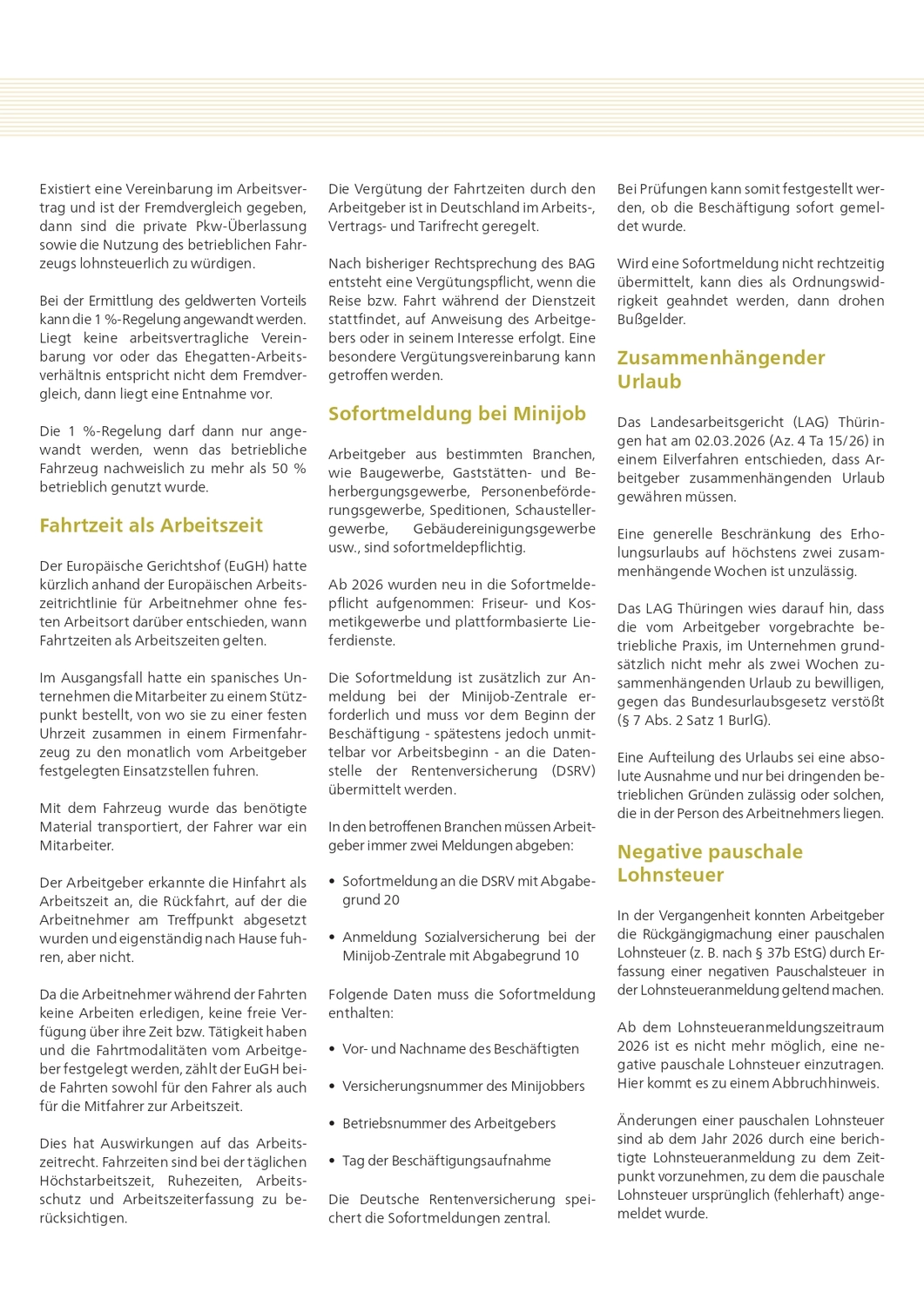 Logo Kanzlei LL.B., LL.M., MDE, StFA - Unternehmensberatung, Laufende Buchführung und Lohnabrechnungen - Artikel